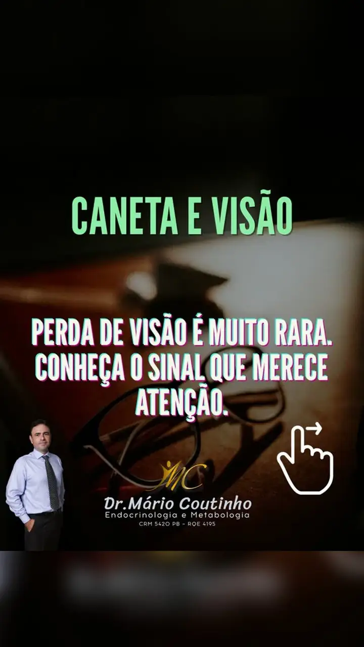 Caneta emagrecedora e perda de visão: o que é a NOIA-NA e quando se preocupar