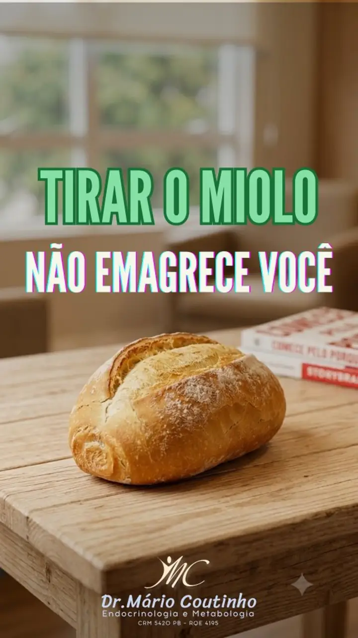 Tirar o Miolo do Pão Emagrece? Entenda o Pico de Insulina